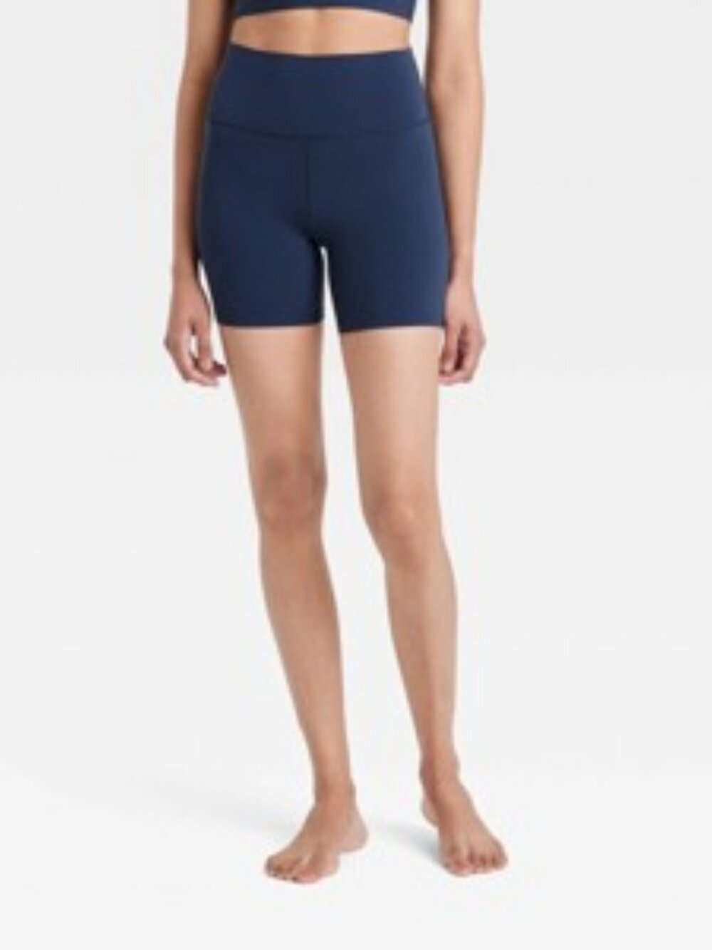 All in Motion Womens Effortless Support‎ Bike Shorts 6in Navy Blue XXL - Picture 2 of 6